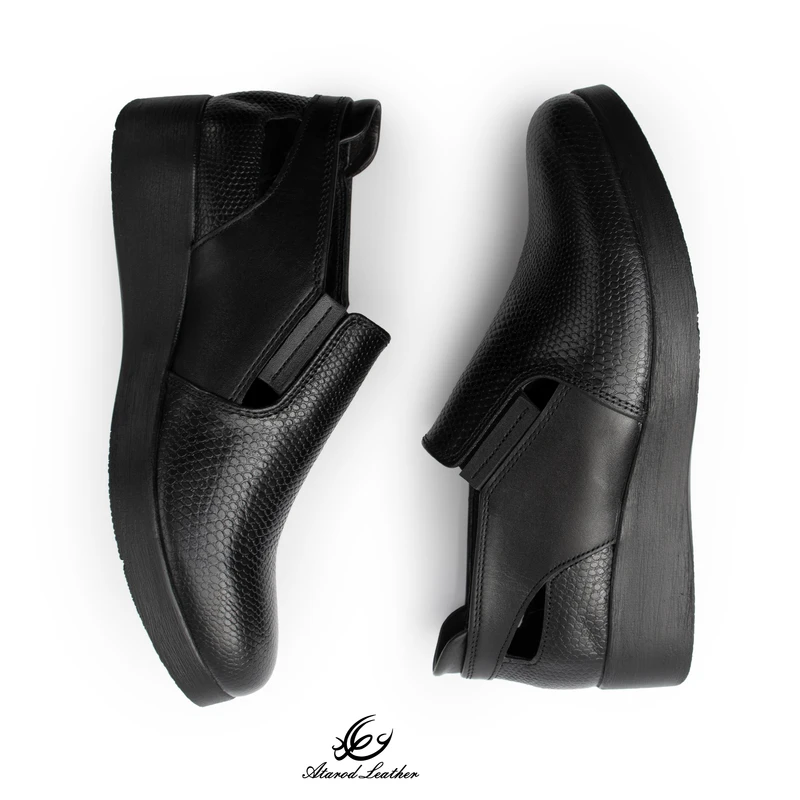 محصول نمونه تستی کفش طبی زنانه چرم عطارد مدل چرم طبیعی کد SH368